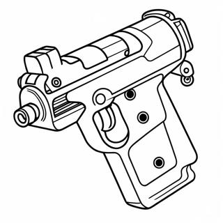 Nerf Gun Coloring Page 7721-6514