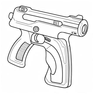 Nerf Gun Coloring Page 7721-6515