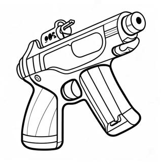 Colorful Nerf Blaster Coloring Page 7722-6518