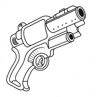 Colorful Nerf Blaster Coloring Page 7722-6519