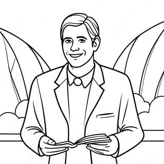 Mormon Prophet Coloring Page 7752-6544