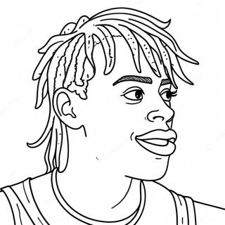 Ja Morant Coloring Pages