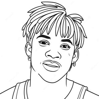 Ja Morant Coloring Page 7761-6546