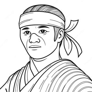 Gojo With Blindfold Coloring Page 782-614