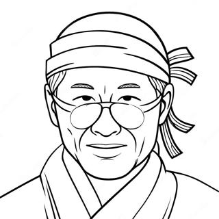 Gojo With Blindfold Coloring Page 782-615