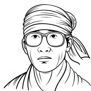 Gojo With Blindfold Coloring Page 782-616