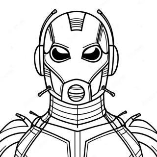 Ant Man Coloring Page 7831-6607