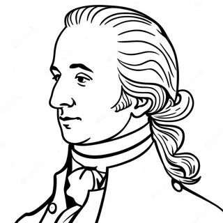 Alexander Hamilton Portrait Coloring Page 7872-6642