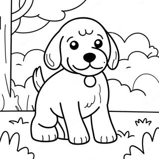 Goldendoodle Coloring Pages