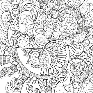 Circle Coloring Pages