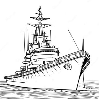 Battleship Coloring Pages