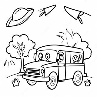 Last Day Of School Celebration Coloring Page 7931-6683