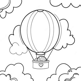 Colorful Last Day Of School Balloon Coloring Page 7932-6685