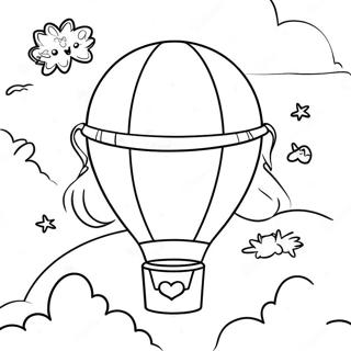 Colorful Last Day Of School Balloon Coloring Page 7932-6687