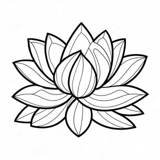 Lotus Coloring Pages