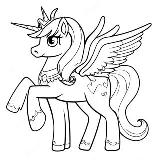 Princess Celestia Coloring Pages