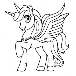 Princess Celestia Coloring Page 7961-6712