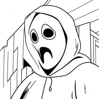 Ghostface Coloring Pages