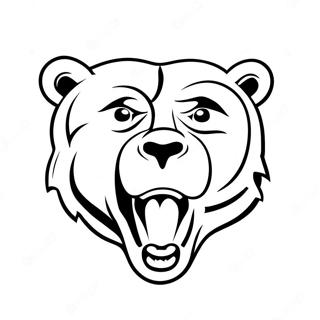 Chicago Bears Logo Coloring Page 8031-6763