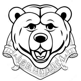 Chicago Bears Logo Coloring Page 8031-6764