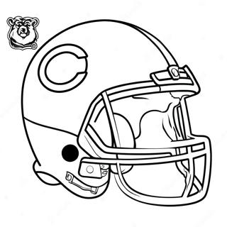 Chicago Bears Mascot Coloring Page 8032-6766