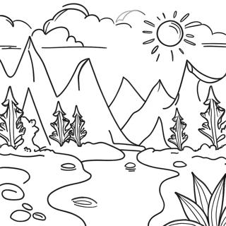 Nature Realistic For Adults Coloring Pages