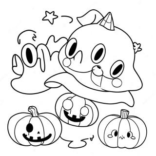 Large Disney Halloween Coloring Pages