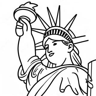 Statue Of Liberty Coloring Page 8092-6811