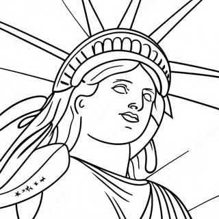 Statue Of Liberty Coloring Page 8092-6812