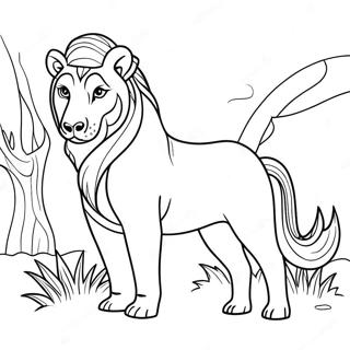 Large Animal Coloring Pages 8102-6824