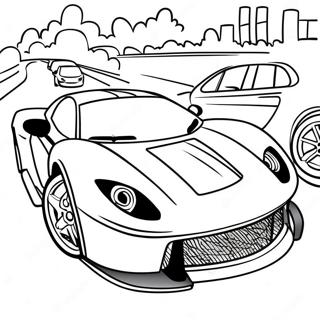 Supercar Sports Car Coloring Pages