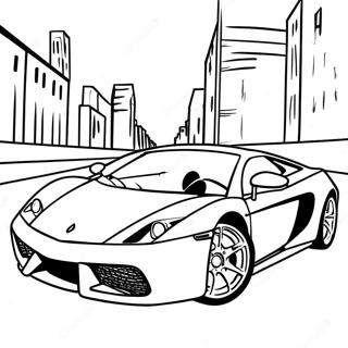 Supercar Sports Car Coloring Pages