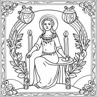 Tarot Card Coloring Pages