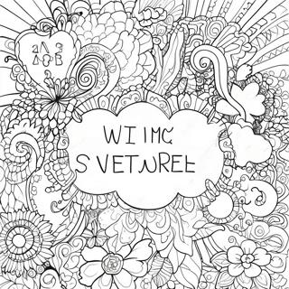 Adult Swear Words Coloring Page 8151-6866