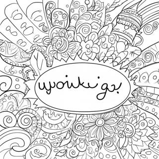 Funny Adult Swear Words Coloring Page 8152-6859