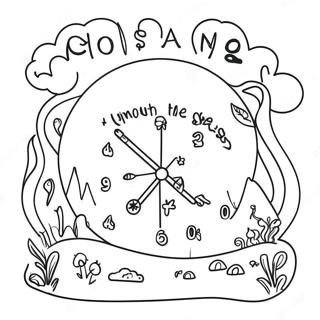 Calendar Coloring Page For Kids 8171-6879