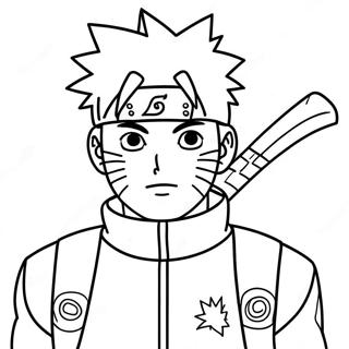 Naruto Coloring Page 81-64