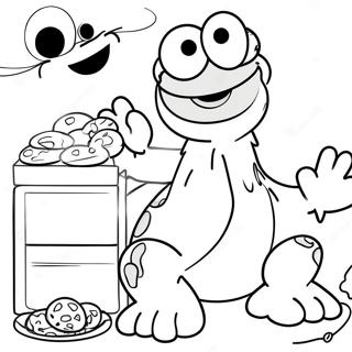 Cookie Monster Coloring Pages