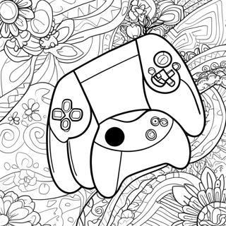 Ps5 Console Coloring Page 8221-6924