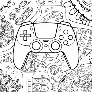 Ps5 Controller Coloring Page 8222-6914