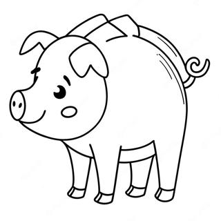 Piggy Coloring Page 8231-6919