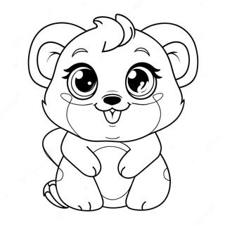 Beanie Boo Coloring Page 8241-6930