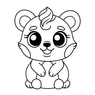 Adorable Beanie Boo Coloring Page 8242-6933