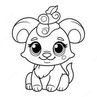 Adorable Beanie Boo Coloring Page 8242-6934