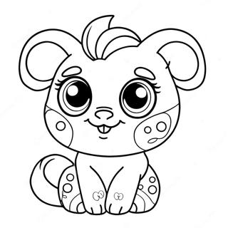 Adorable Beanie Boo Coloring Page 8242-6936