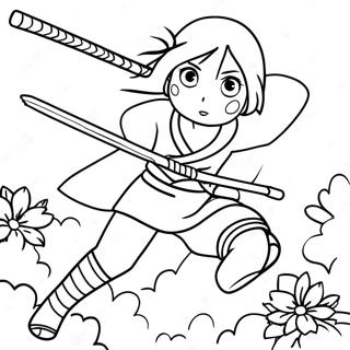 Sakura Haruno Ninja Coloring Page 82-97