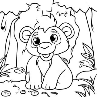 I Spy Jungle Animals Coloring Page 831-679