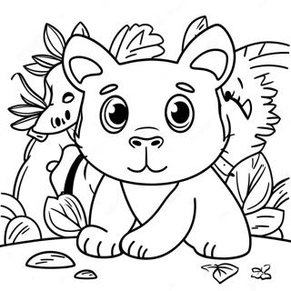 I Spy Jungle Animals Coloring Page 831-680