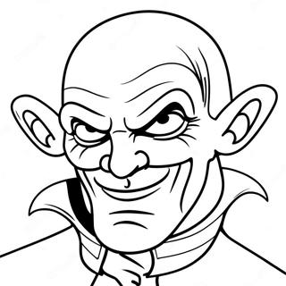 Mischievous Villain Coloring Page 8322-6994