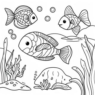 I Spy Underwater Creatures Coloring Page 832-658